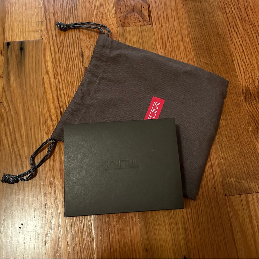 Tumi box and dust bag